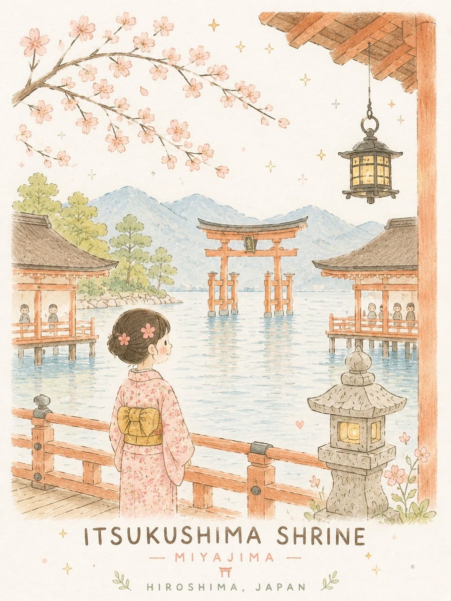 照片转童话风手绘儿童插画 | 简约温馨绘本感