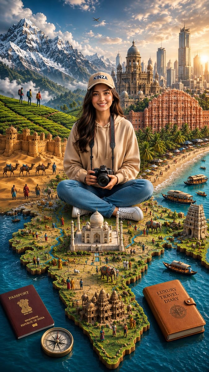 超逼真印度3D微缩旅行地图