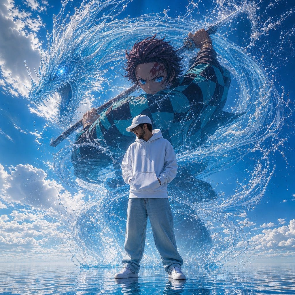 海洋人像×动漫水战士：超写实守护灵降临