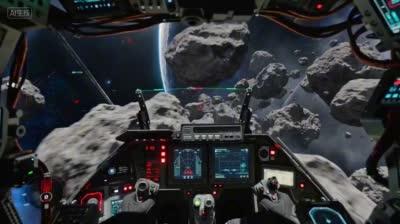 沉浸式星际战机：第一人称小行星带激战