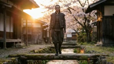 魔眼化鸦：樱花秘境的奇幻变身之旅